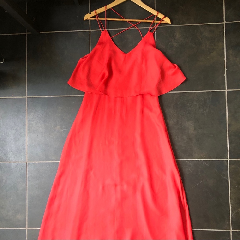 Gorgeous coral sun dress